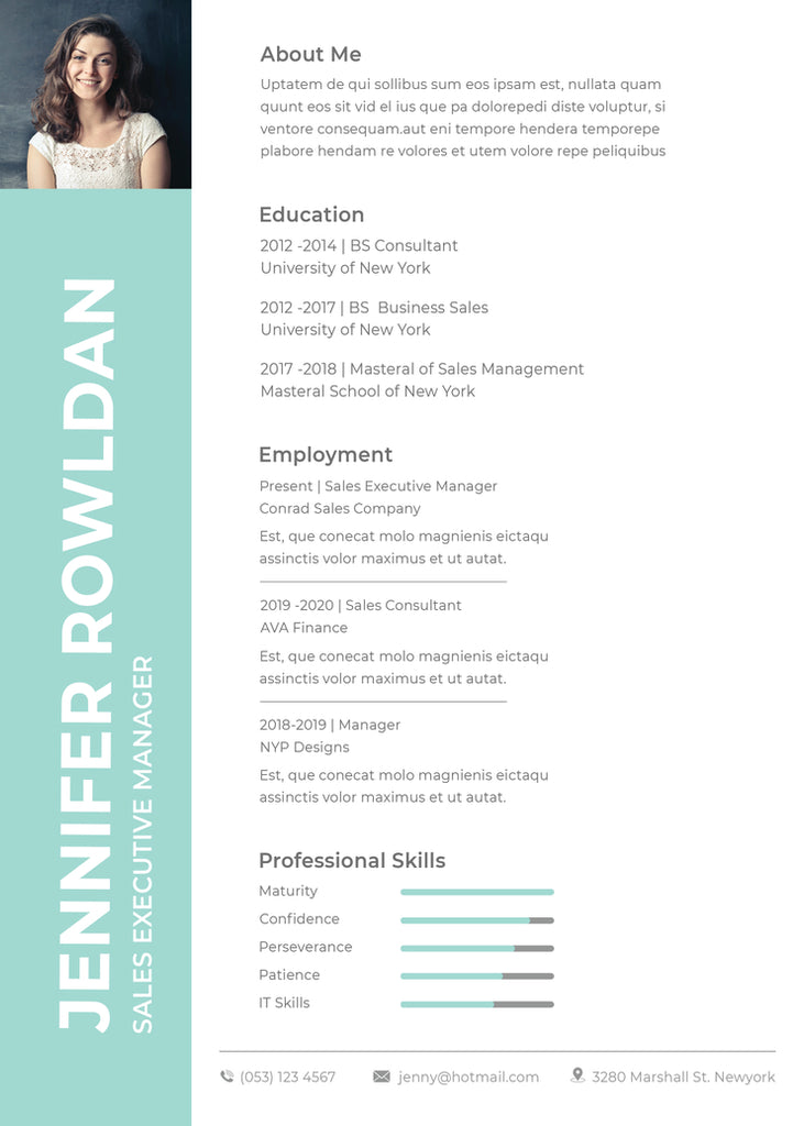 Free Resume Templates In Microsoft Word Doc Docx Format Creativebooster