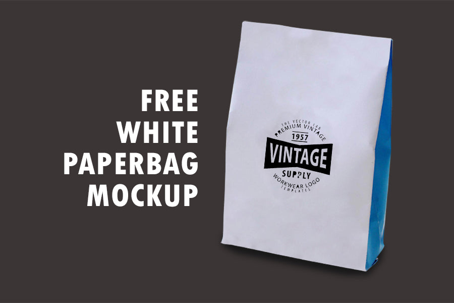 Download Free White Paper Bag Mockup Psd Creativebooster