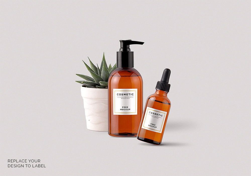 Free Professiona Cosmetic Mockup Pack - CreativeBooster