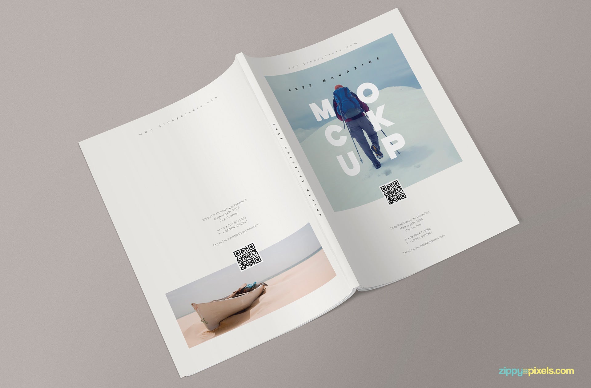 Download Free 3 Magazine Mockup Design Templates - CreativeBooster