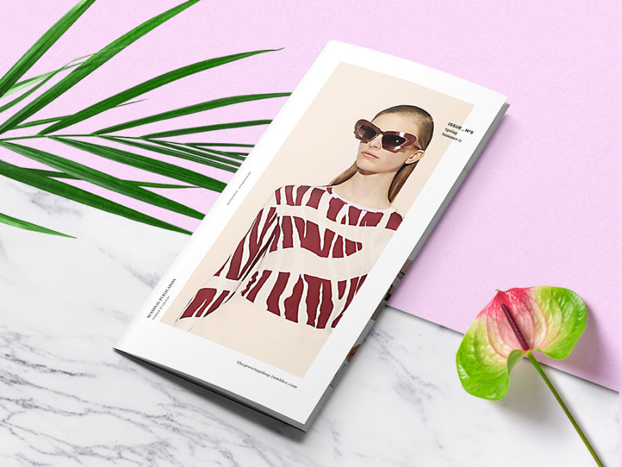 Download Free Fashion Trifold Mockup PSD Template - CreativeBooster