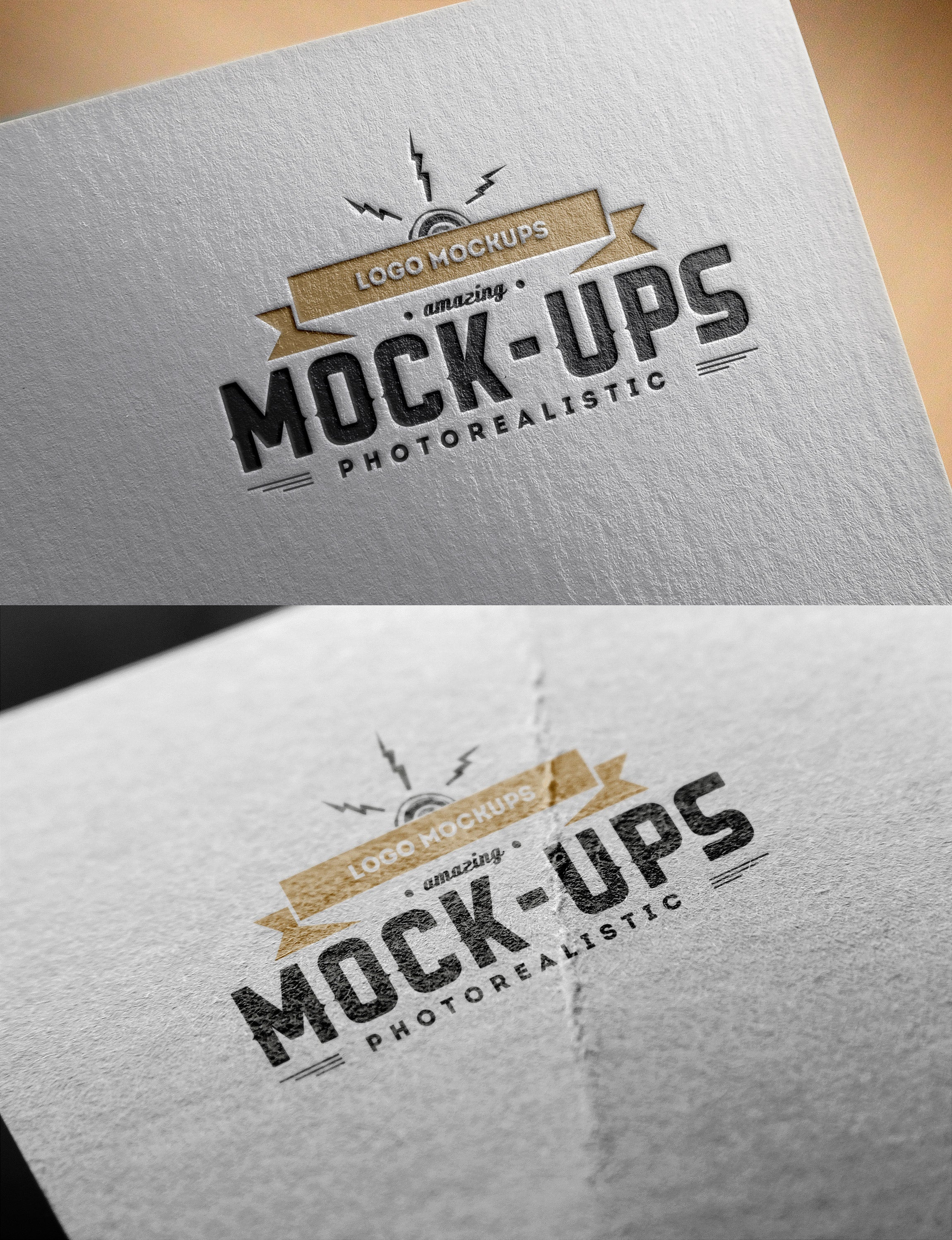 Download Free Paper Logo Mockups Creativebooster