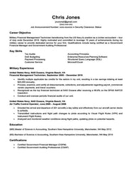 Military To Civilian Resume Sample Tips Resume Companion