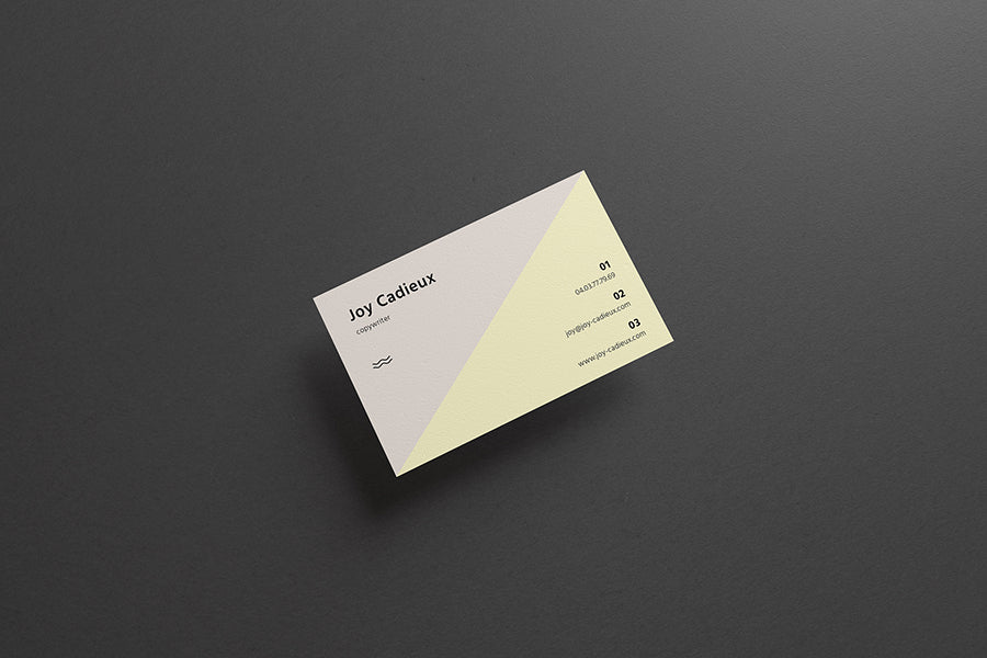 Download Free Modern Stylish Business Card Mockup On A Black Background Creativebooster