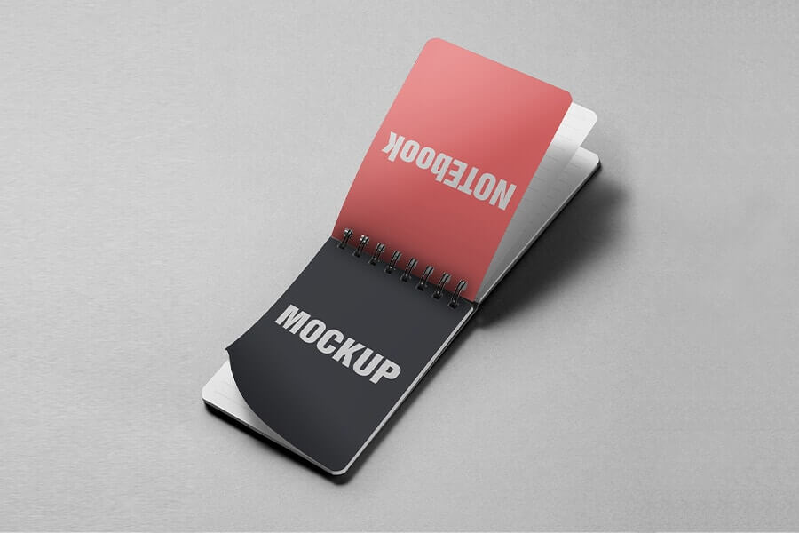 Download Free Small Notes Book Mockup - CreativeBooster