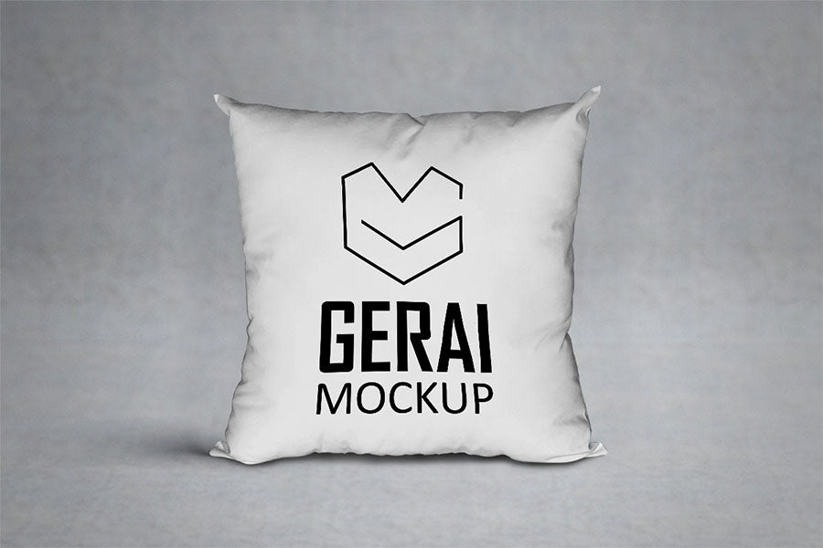 Download Free White PSD Pillow Mockup - CreativeBooster