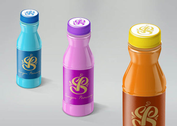 Download Free Realistic Plastic Bottle Mockup Creativebooster PSD Mockup Templates