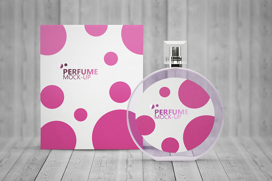 Download Free Perfume Mock Up Packaging Set Glass Bottle And Paperboard Package Creativebooster