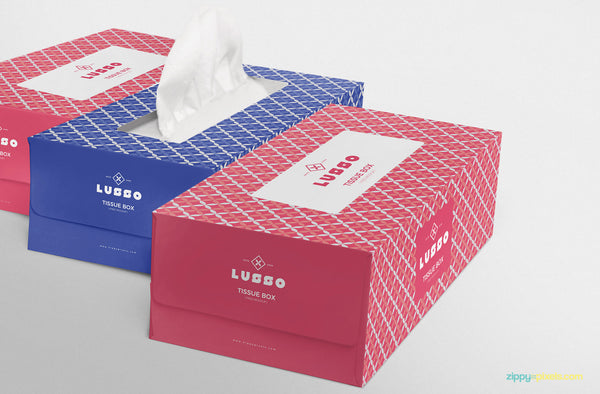 Download Free Luxury Tissue Box Mockup - CreativeBooster