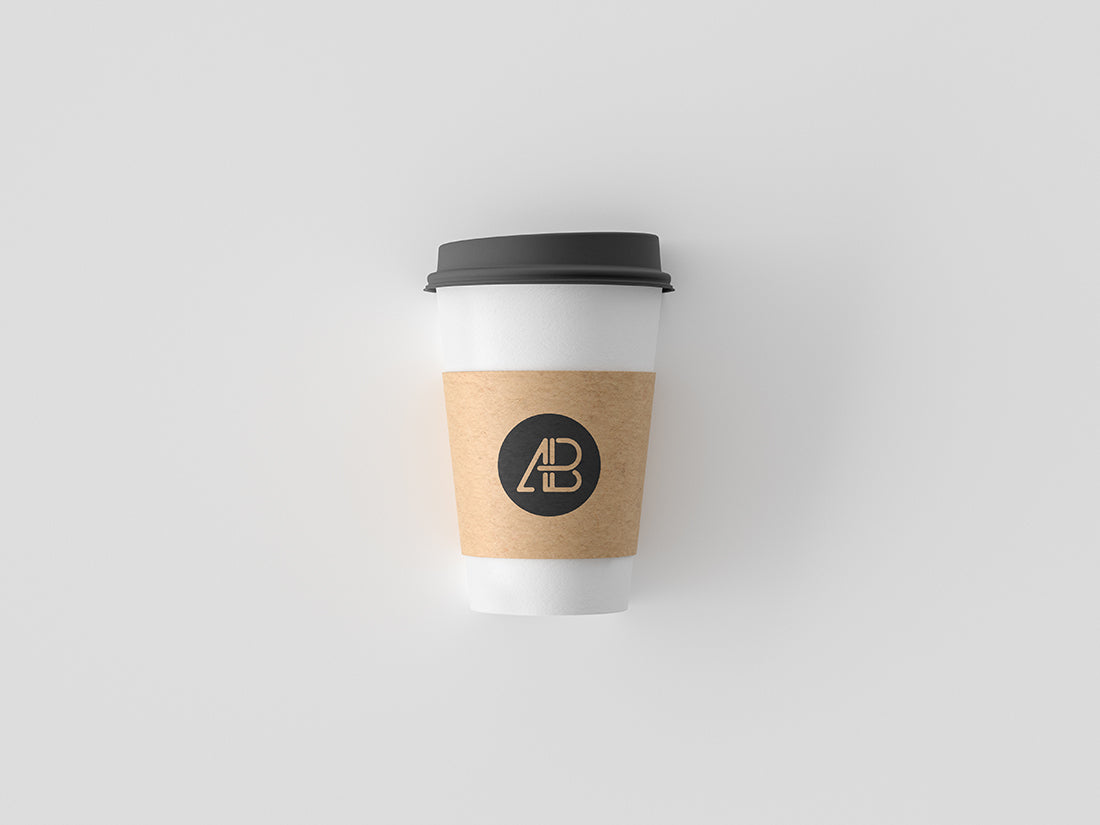 Free Simple Coffee Cup Mockup - CreativeBooster