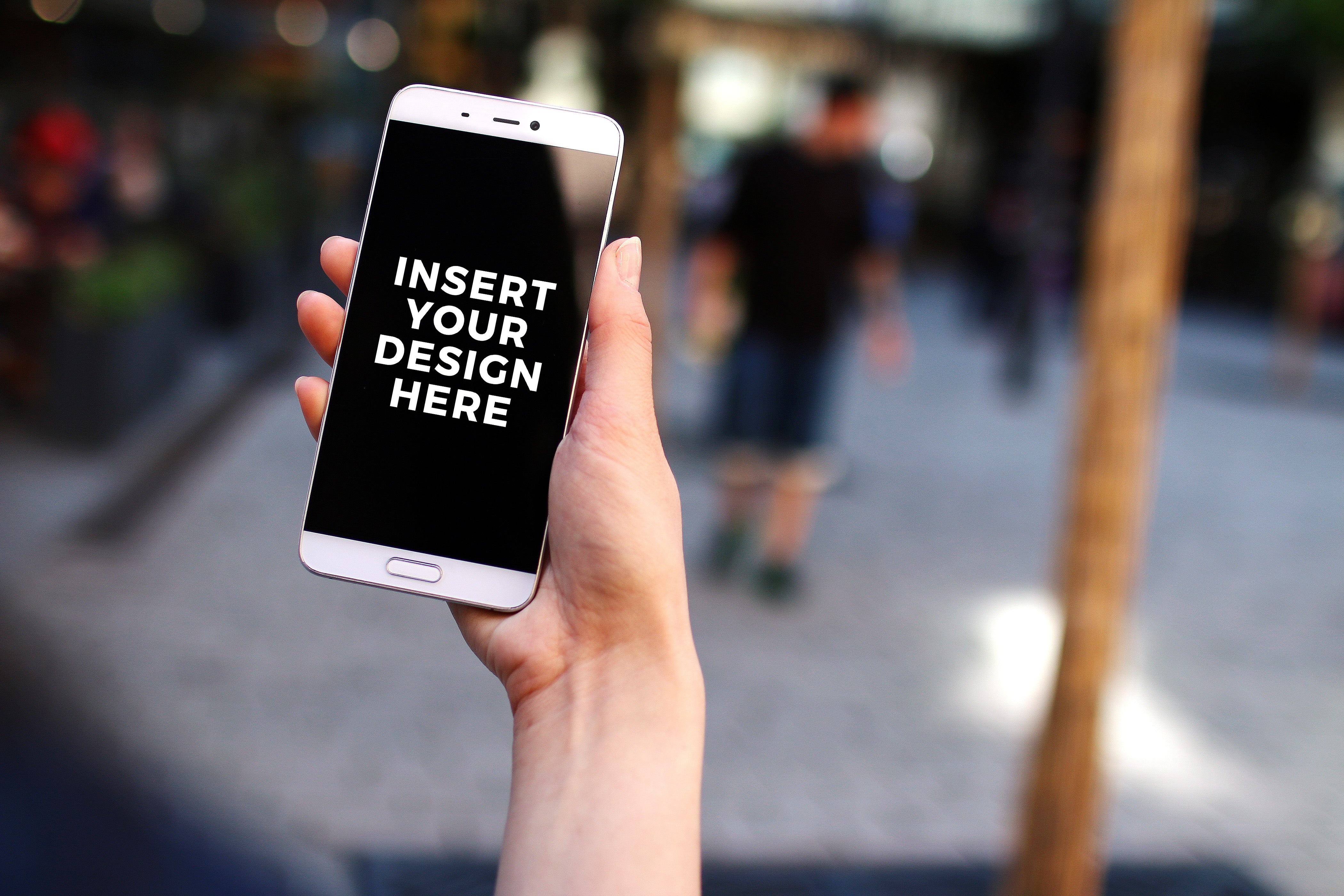 Free 5 Photorealistic Smart or Mobile Phone PSD Mockups - CreativeBooster