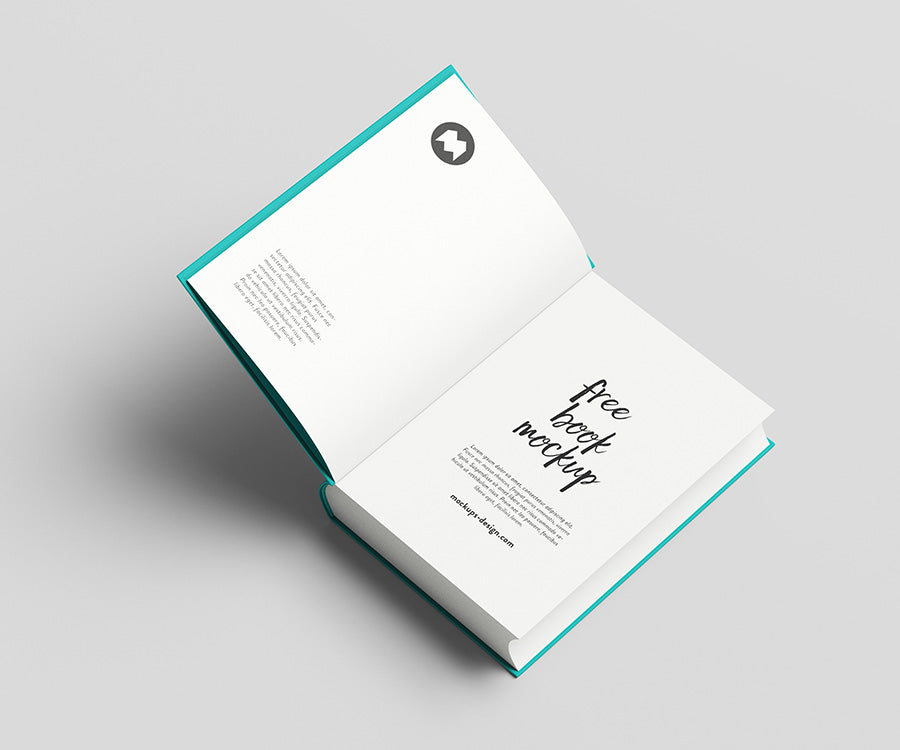 Download Free Thick And Clean Book Psd Mockup Creativebooster