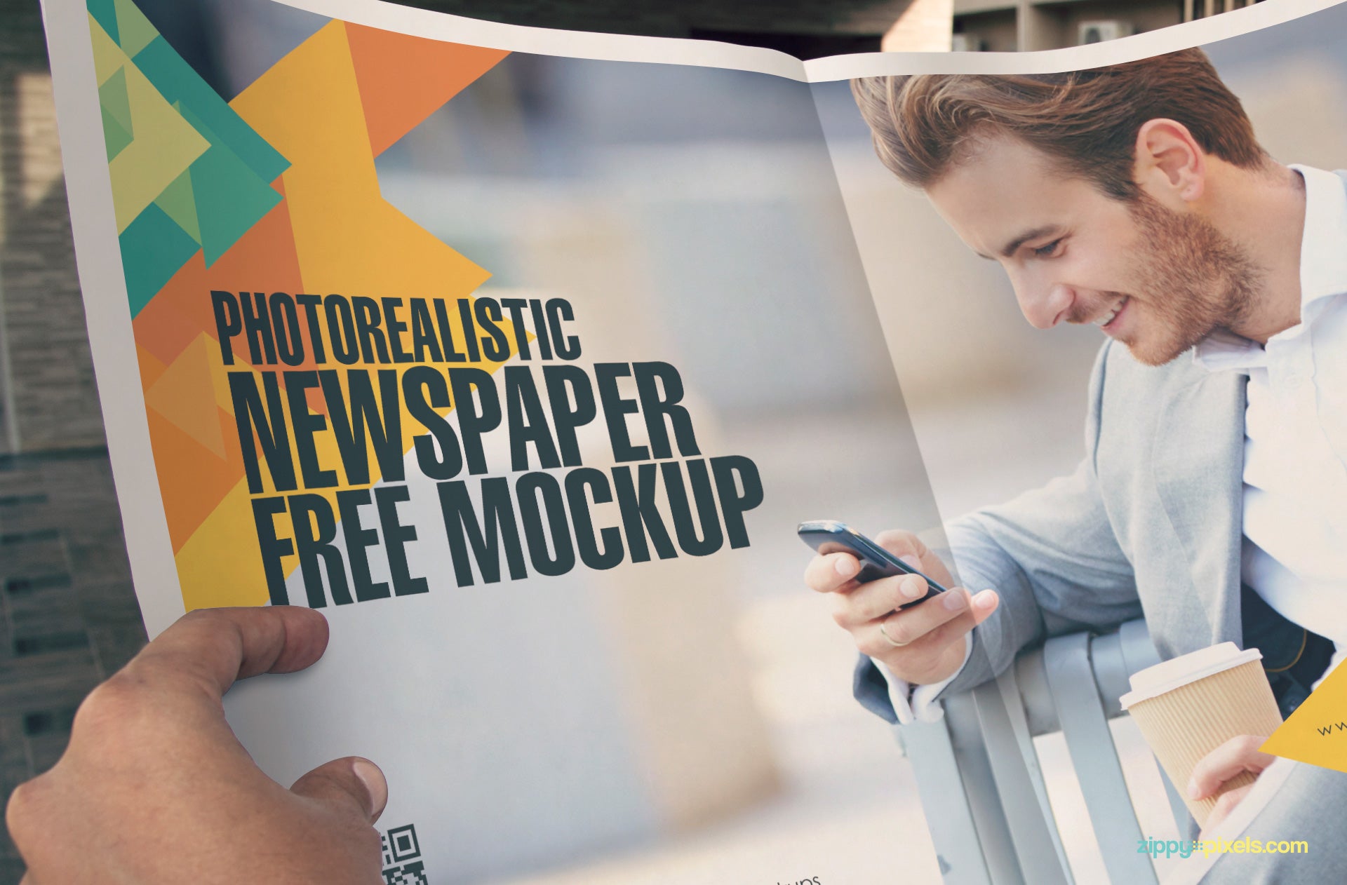 Download Free Newspaper Ad Design Mockup Creativebooster