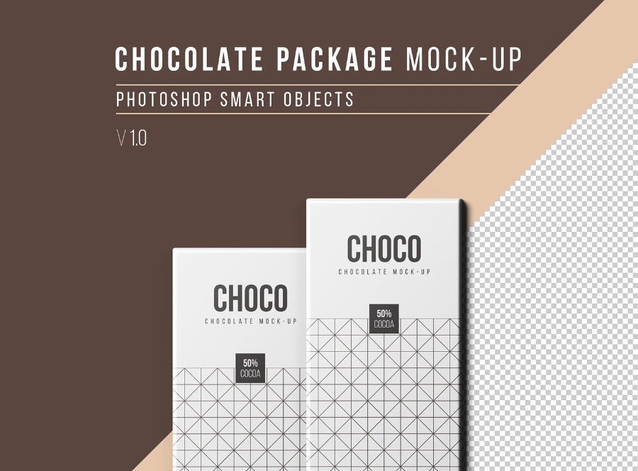 Download Free Clean and Realistic Chocolate Packaging Mockup ...