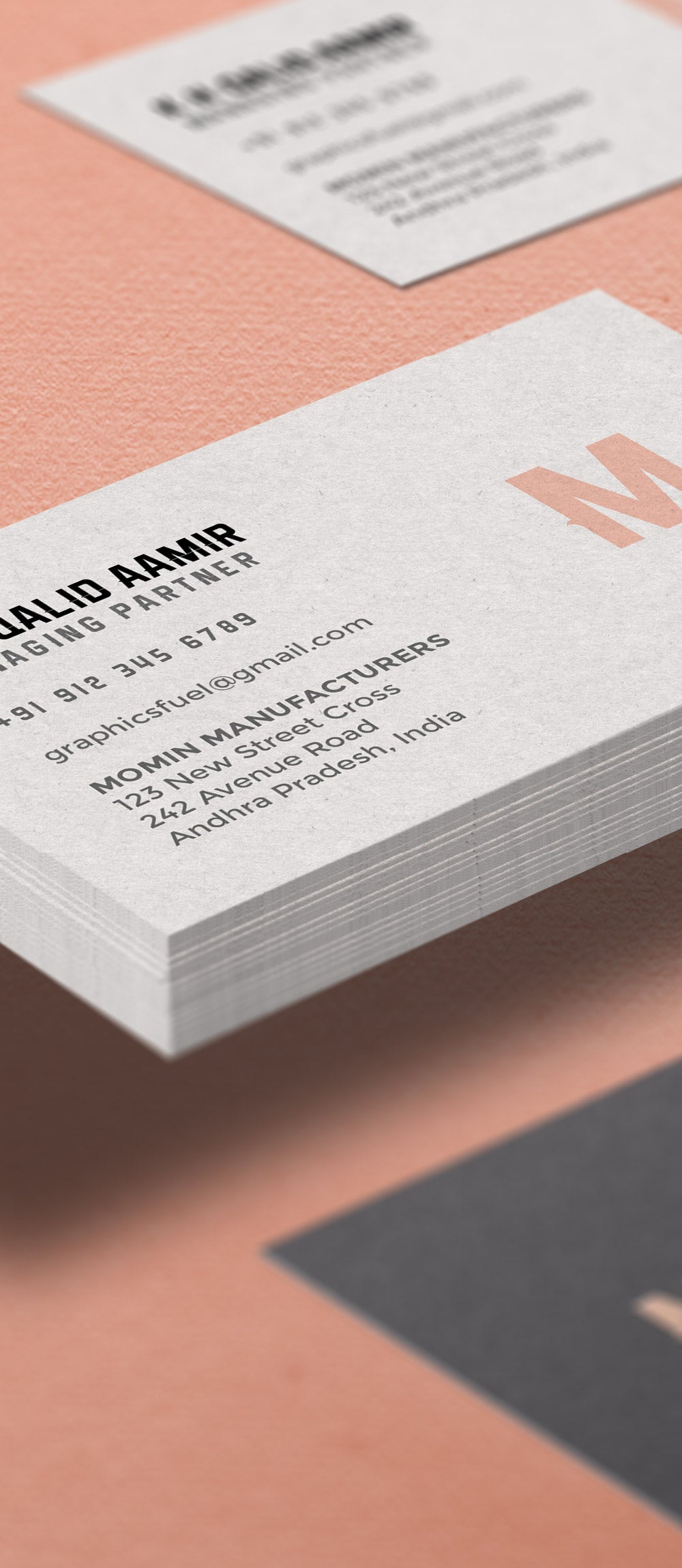 Download Free Super Closeup Business Card Mockup Psd Creativebooster