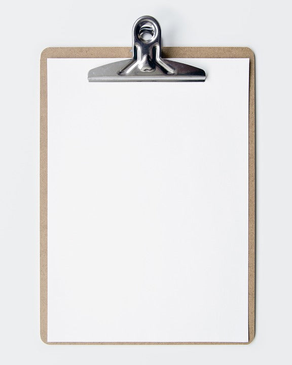 Download Free Empty White Clipboard Photo Mockup - CreativeBooster