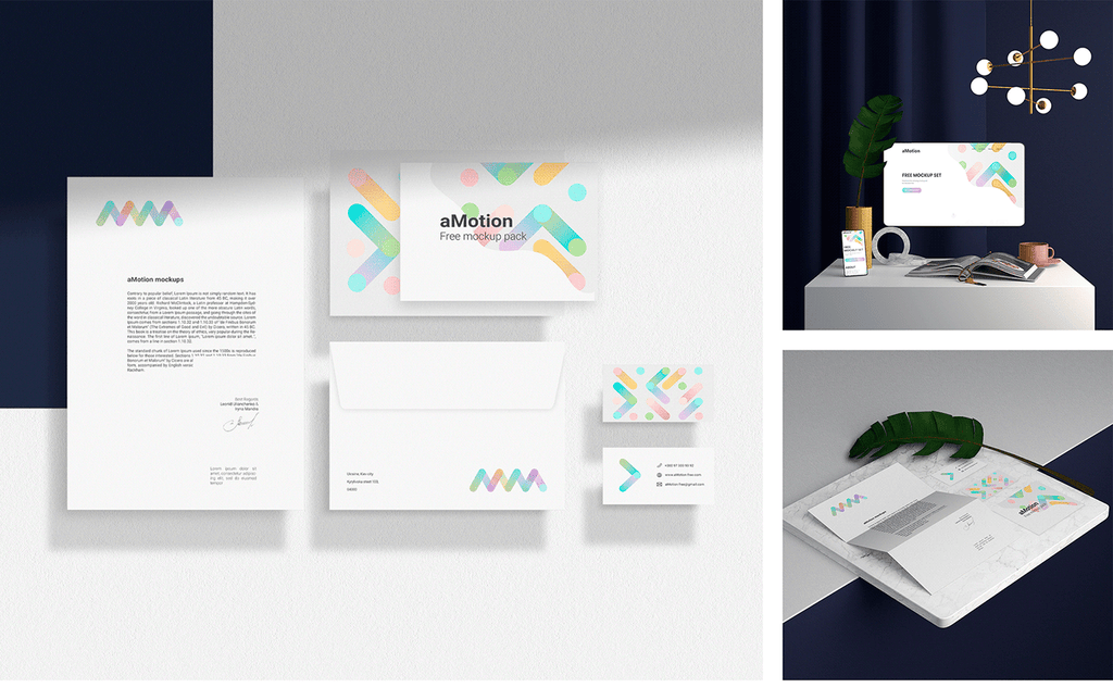 Download Free Stationery Mockups Creativebooster