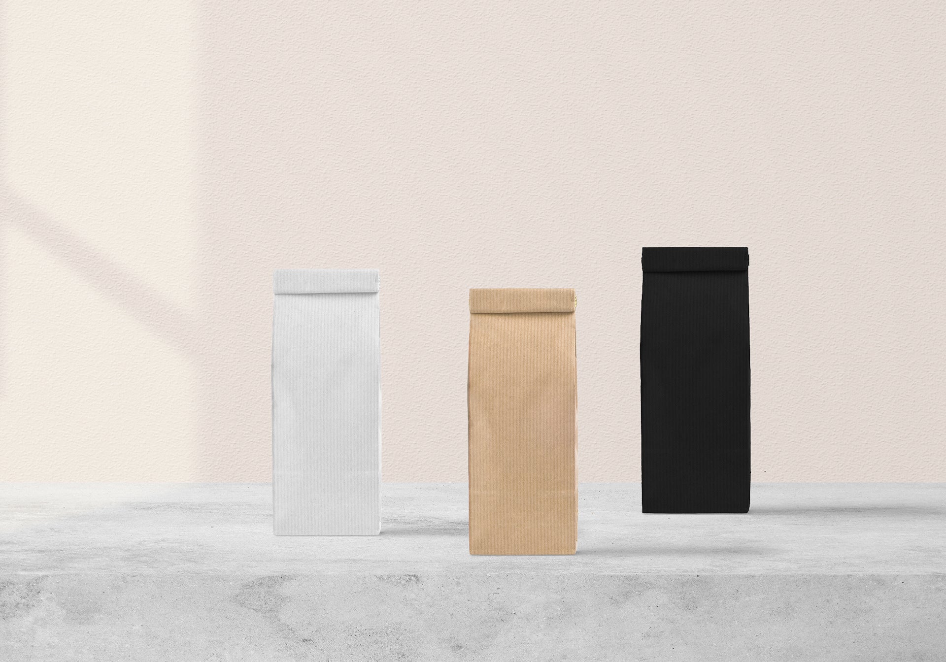 Free Packaging PSD Mockup for Coffee Bag - CreativeBooster