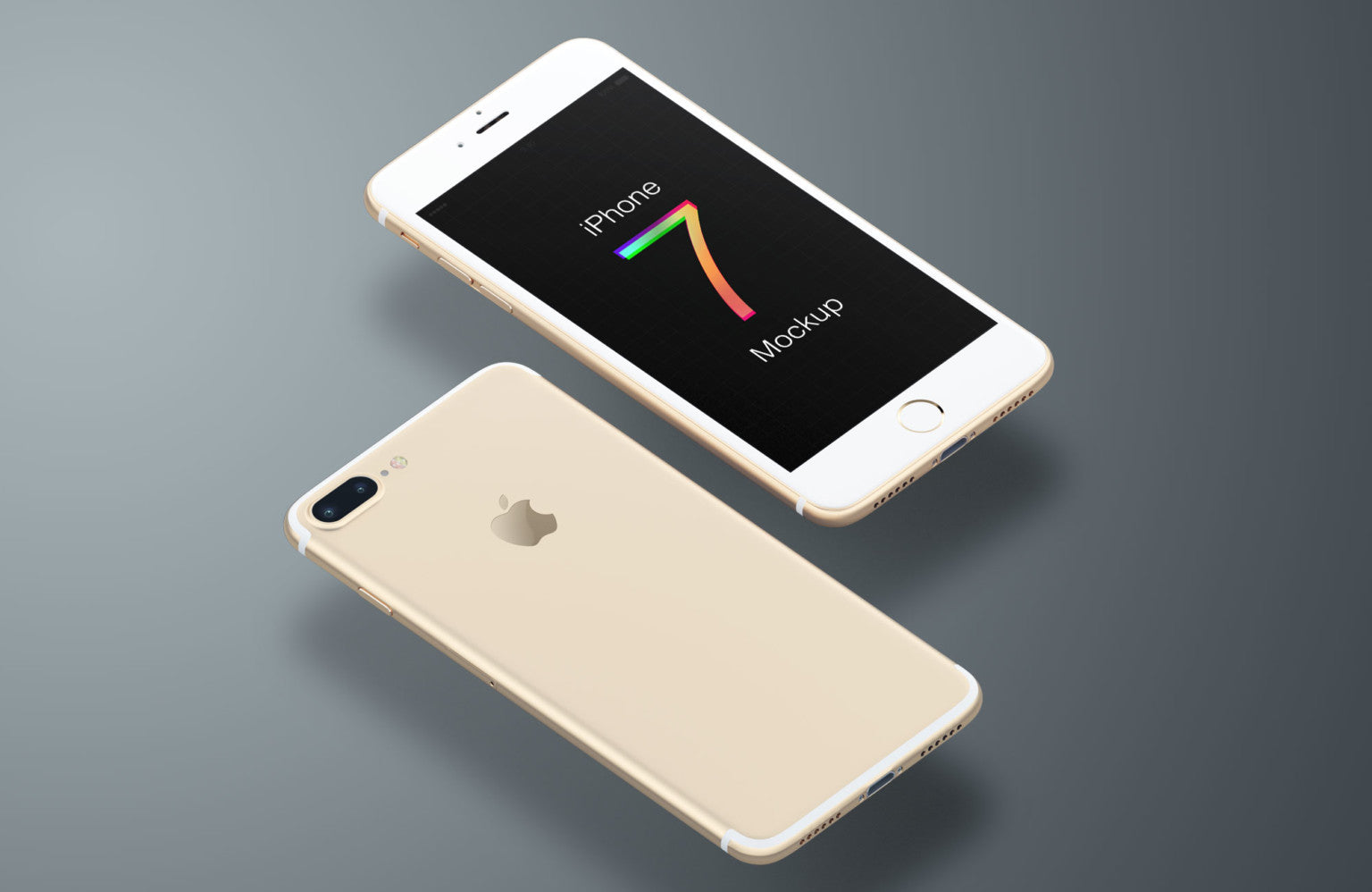 Download Free Iphone 7 Mockup In Different Colors Creativebooster