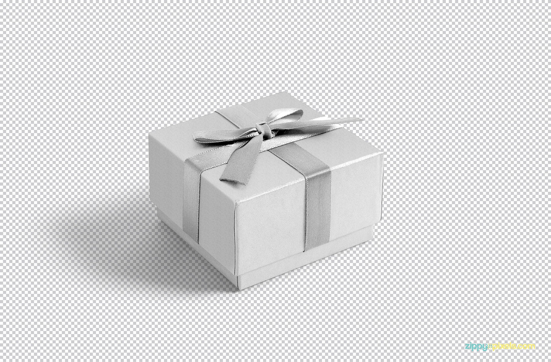 Free Gorgeous Gift Box Mockup PSD - CreativeBooster