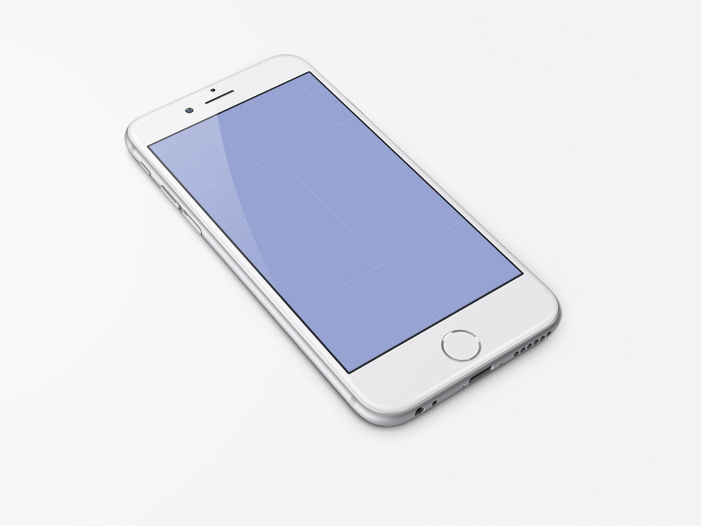 Download Free White iPhone Mockup PSD - CreativeBooster