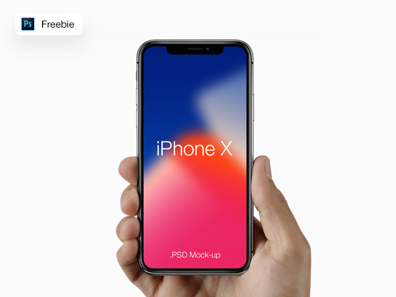 Download Free Perfect iPhone X Mockup in a Hand - CreativeBooster