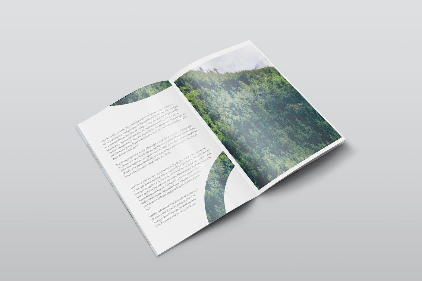 Download Free A4 PSD Magazine Mockup Isometric View - CreativeBooster