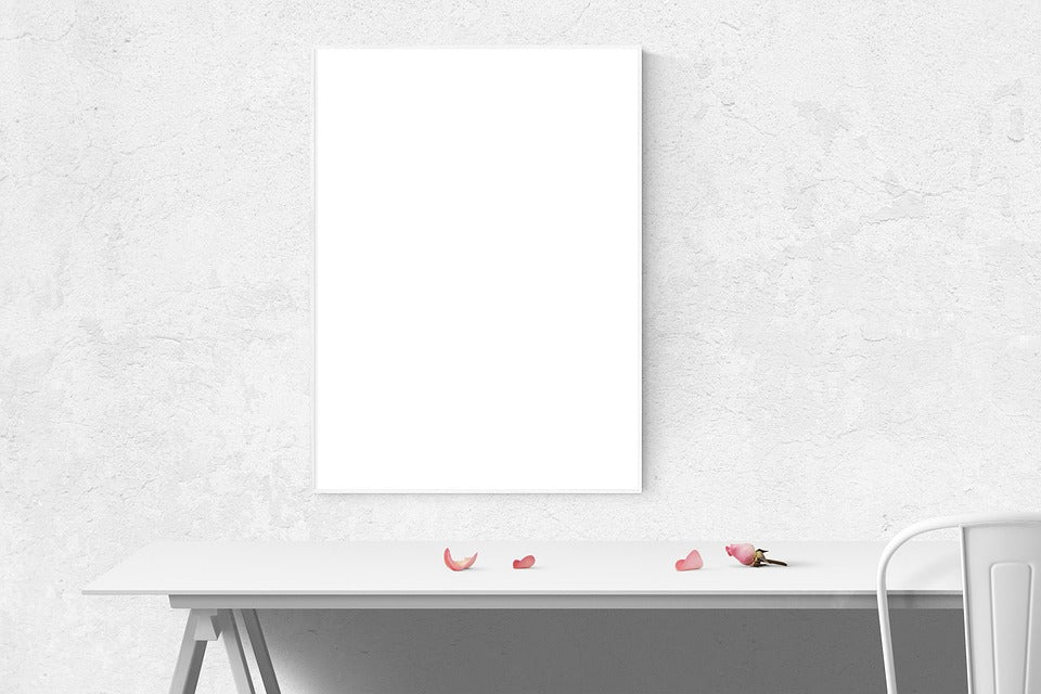 Download Free White Poster and Frame Mockup Photo Mockup ...