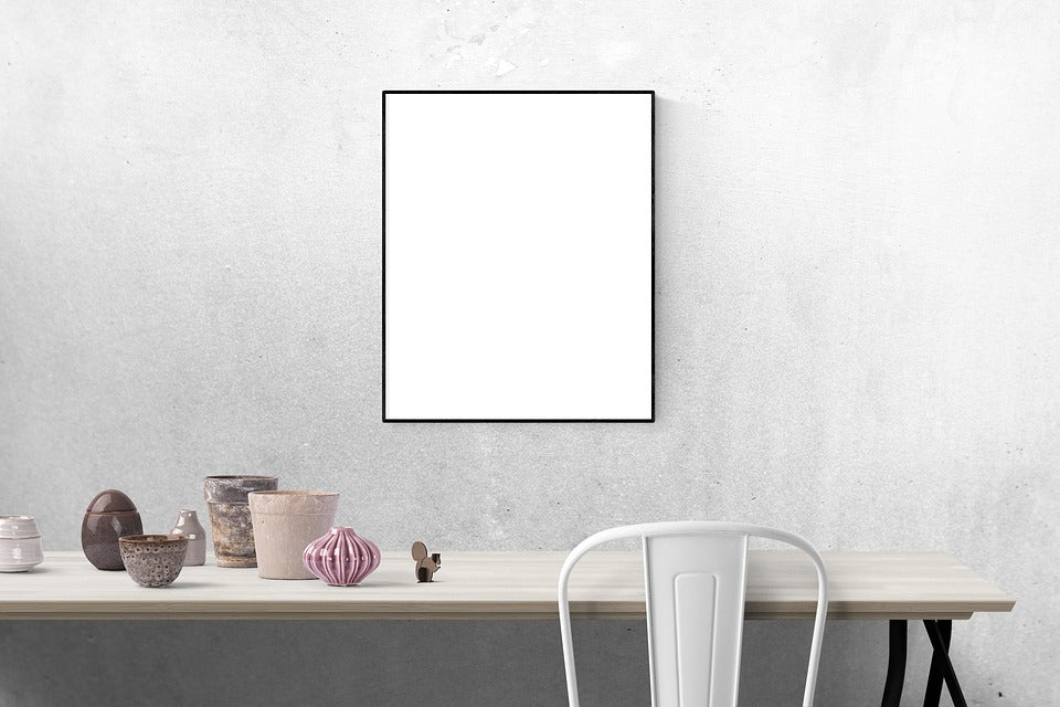 Download Free Clean And Beatiful Blank White Frame Or Poster Photo Mockup Creativebooster PSD Mockup Templates