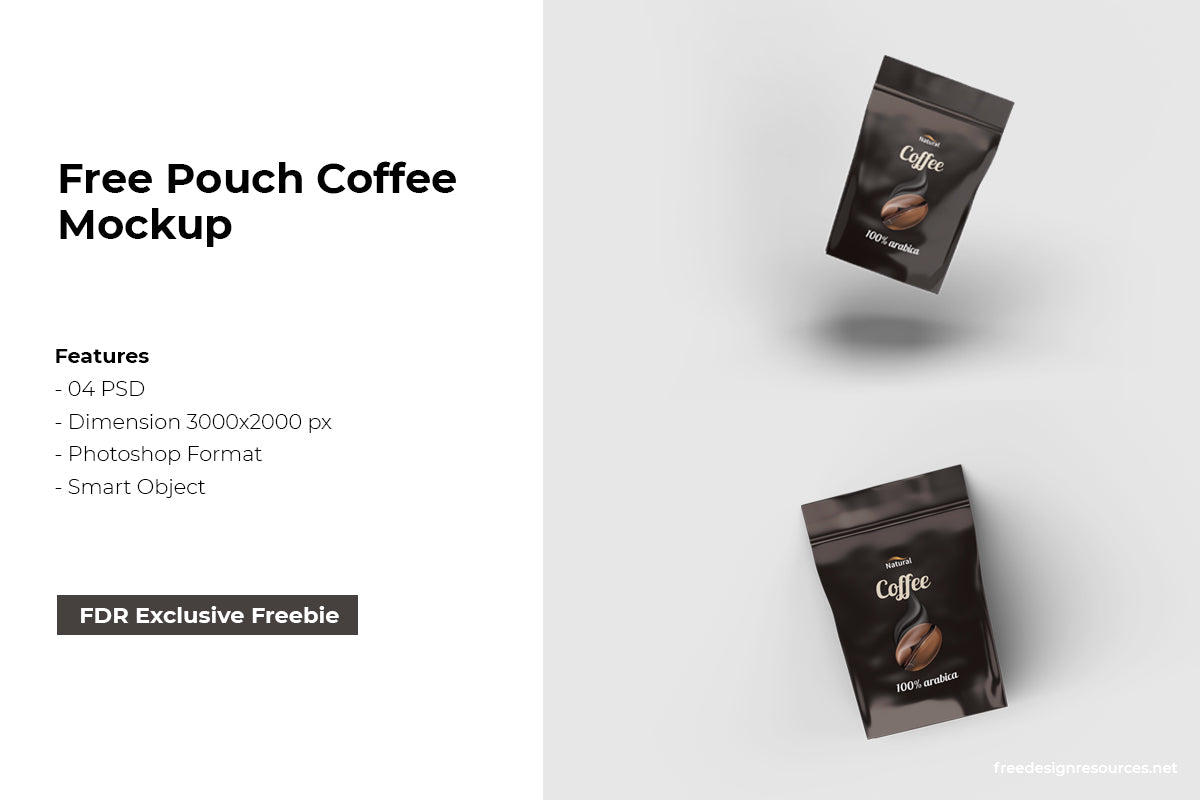 Coffee Pouch Mockup