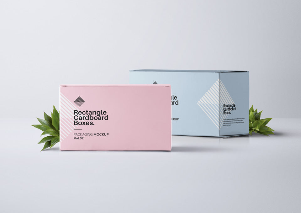 Download Free Rectangular Psd Packaging Box Mockup Front View ...