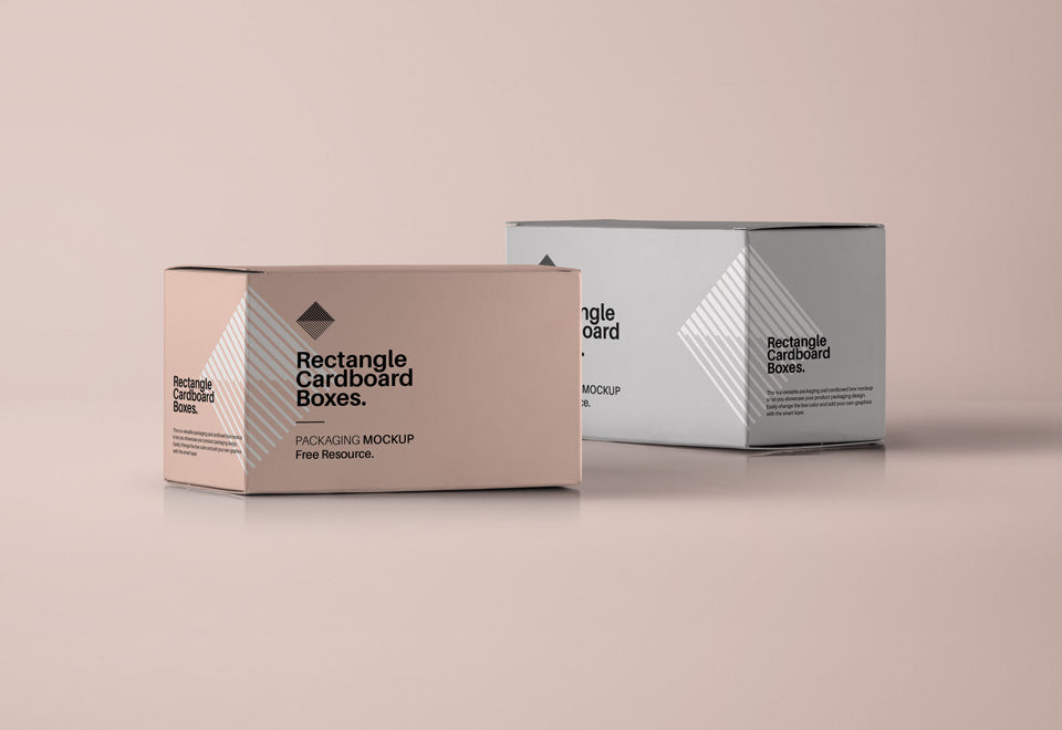 Free Cool Psd Box Mockup from Side View - CreativeBooster