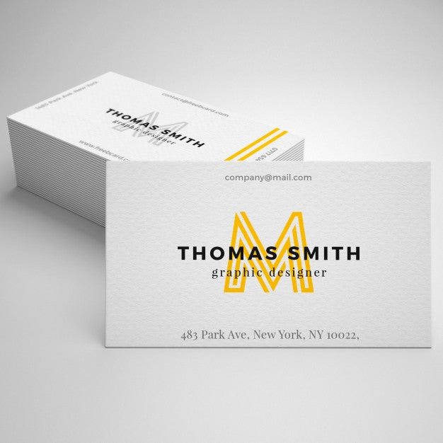 Download Free Realistic Closeup Business Card Mockup Creativebooster