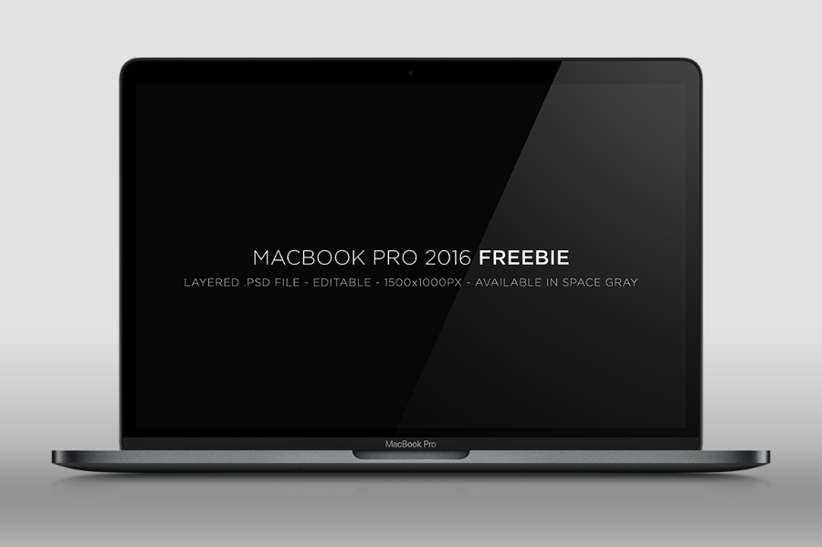 Download Free Ultra-Realistic Macbook Pro PSD Mockup - CreativeBooster