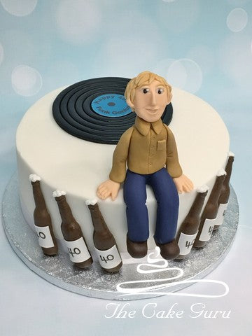 Vinyl Record and Beer Cake –