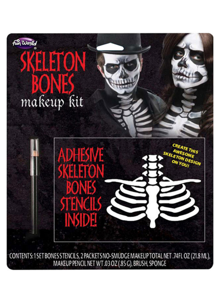 Sminkesett Skeleton Bones - Festbutikken AS