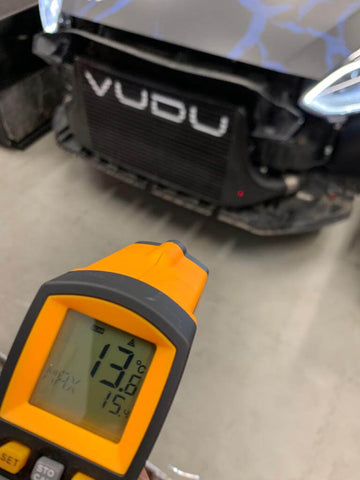 VUDU Stage 3 Intercooler Temperature test