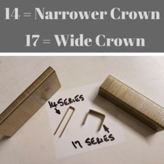 14 narrow crown & 17 wide crown