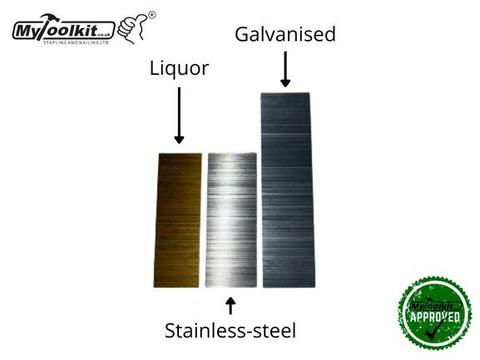 Liquor, Stainless-steel, Galvanised 23g headless pins