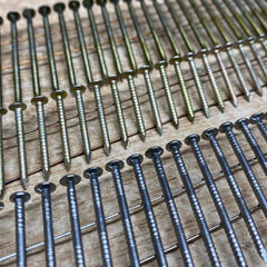Bright, Galvanised and Stainless Steel Coil Nails Compared