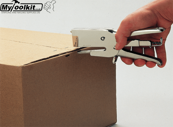 cardboard stapler