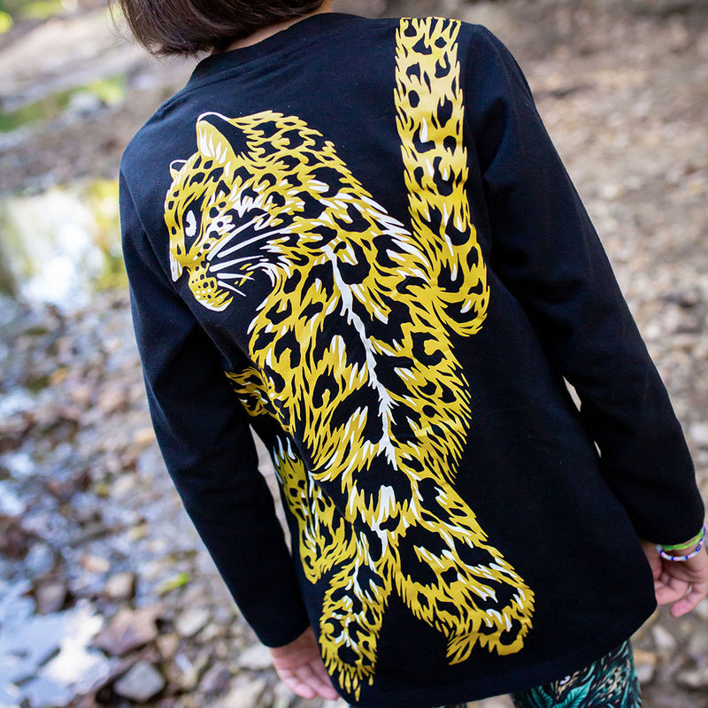 Leopard Long Sleeve Tunic Shirt - Princess Awesome & Boy Wonder