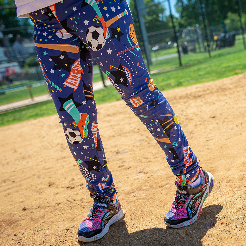 Fiercely Jaw-some” Shark Leggings with Pockets - Princess Awesome & Boy  Wonder
