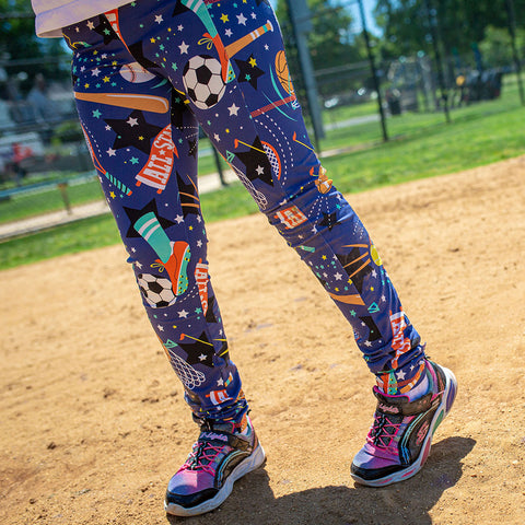 Web Design Rainbow Spider Leggings with Pockets - Princess Awesome & Boy  Wonder