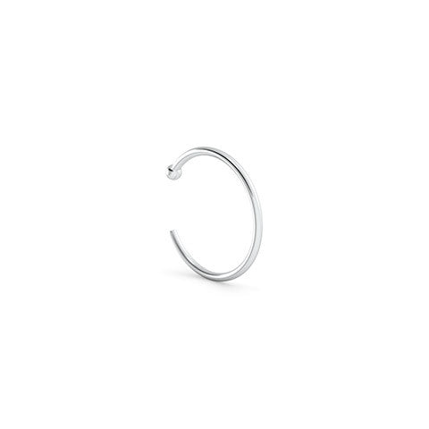 Platinum Open Nose Ring | Alluring Body