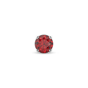 red diamond nose stud