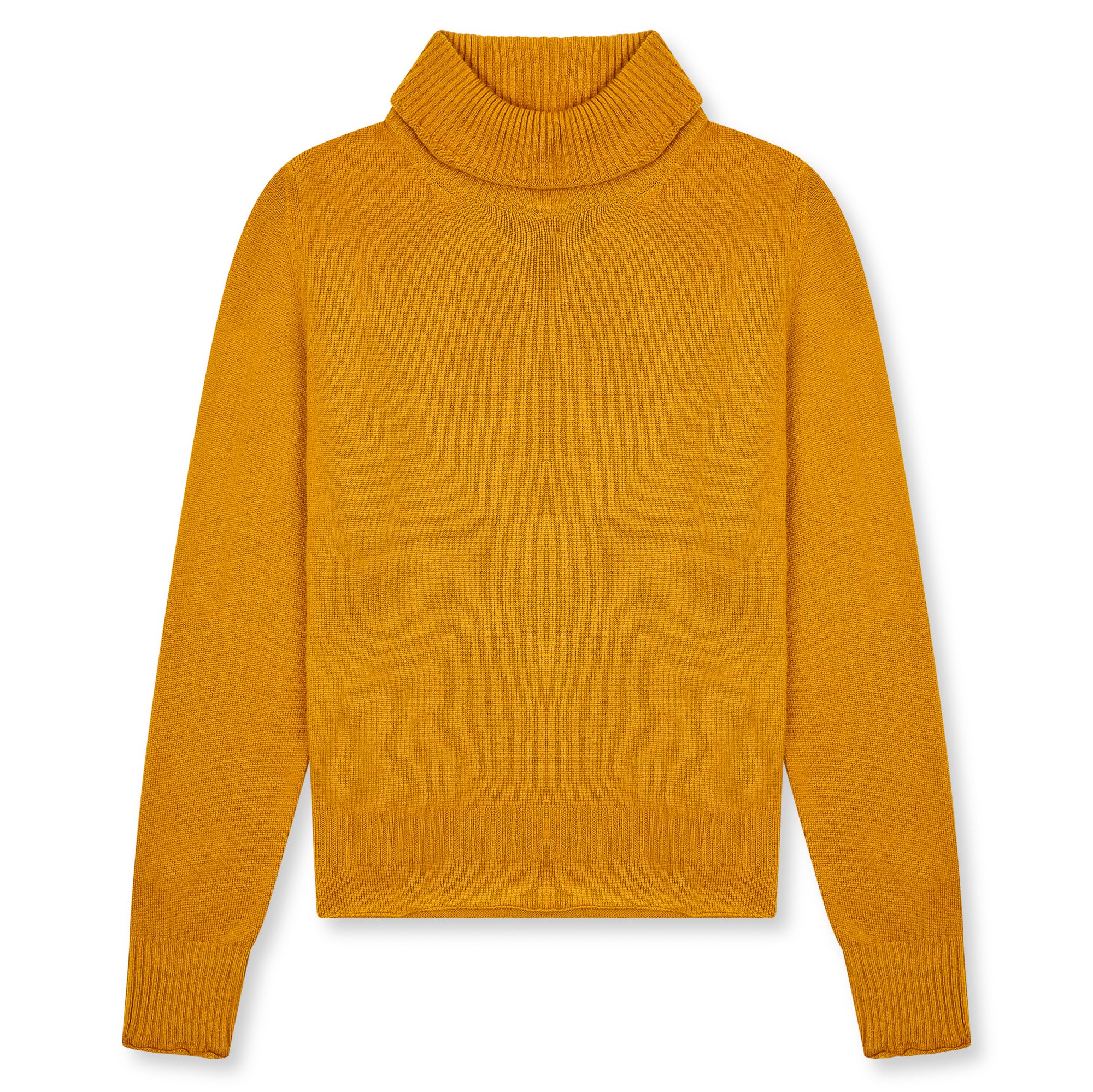 mustard roll neck jumper womens