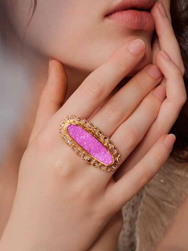 Pink Crush Aphrodite Ring