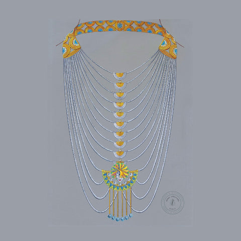 
            
              Collier d'inspiration Baoulé - Goauché joaillerie 
              