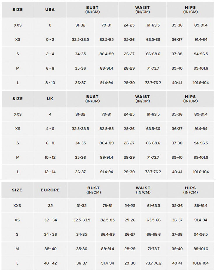 Sizing Chart  VII Apparel Co. – VII Apparel Co.